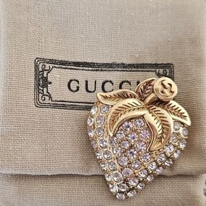 GG Strawberry Brooch